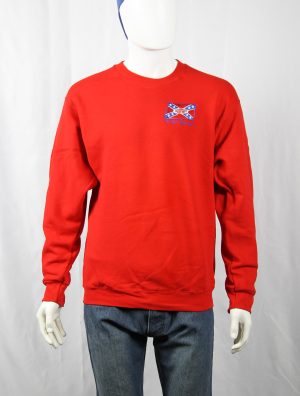 Sweatshirt Embroidered Red