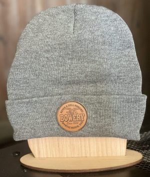 Beanie with leather patch (4 Colors)